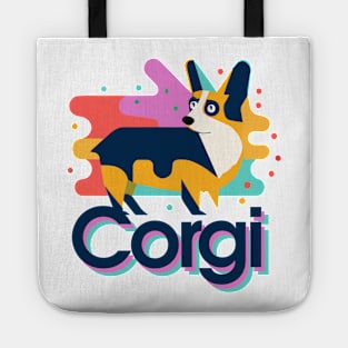 Corgi Retro Dog Owner Pembroke Welsh Corgi Funny Corgi Tote