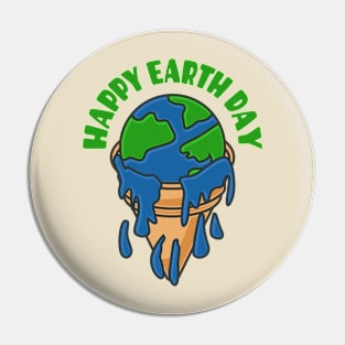 Happy Earth Day Pin