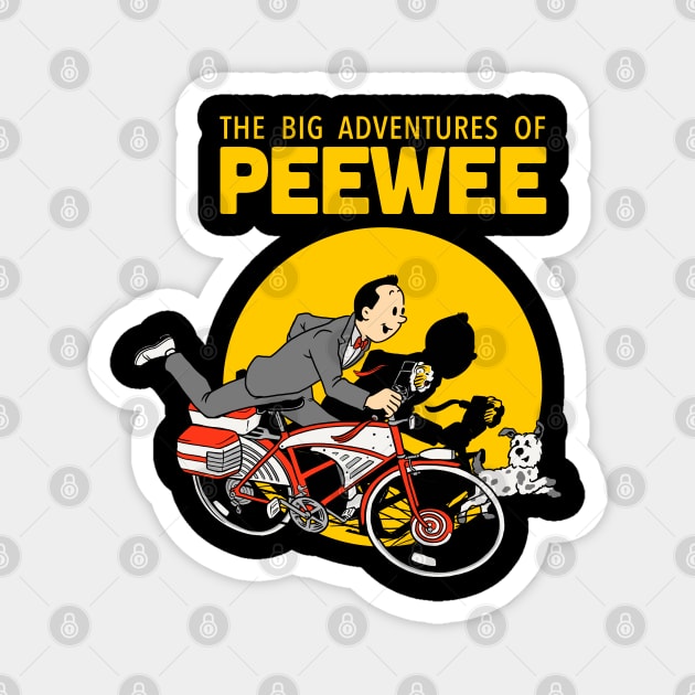 The Big Adventures of Pee Wee Magnet by harebrained