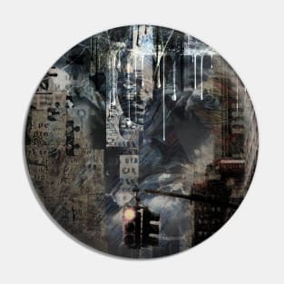 Surreal urban grunge Pin