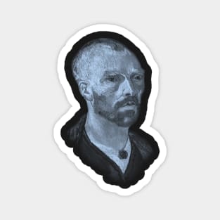 Van Gogh Self Portrait in Blue Magnet