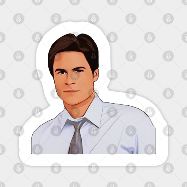 The West Wing Sam Seaborn Magnet by baranskini