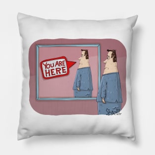 You Are Here Pillow