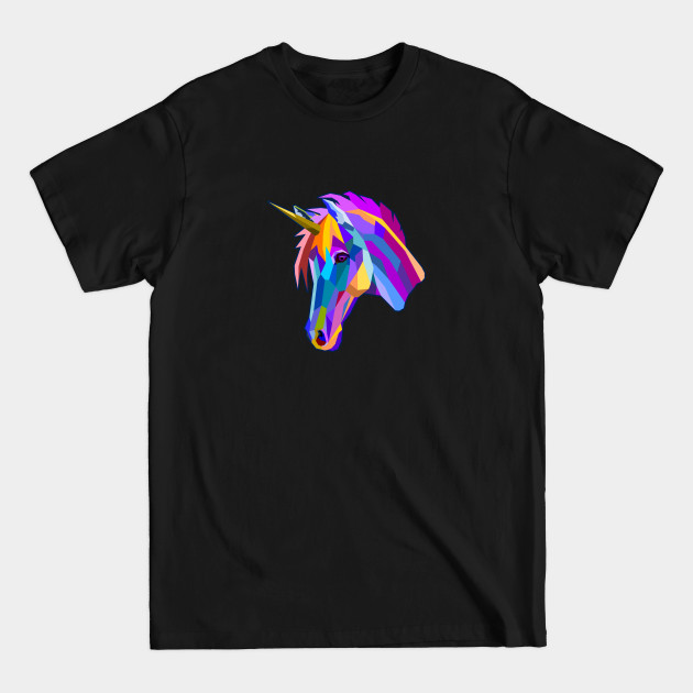 Discover Unicorn geometrical style - Geometrical Unucorn - T-Shirt