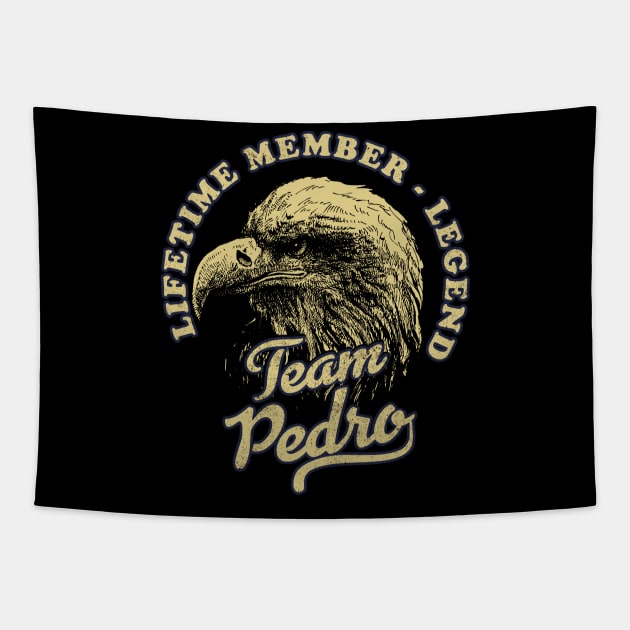 Pedro Name - Lifetime Member Legend - Eagle Tapestry by Stacy Peters Art