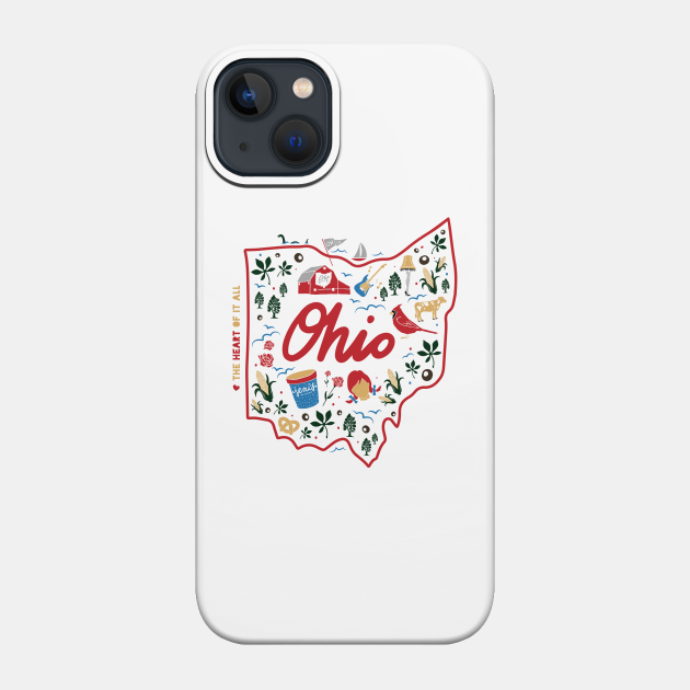 Ohio Fun Graphic - Ohio - Phone Case