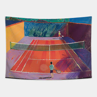 Tennis Match Tapestry