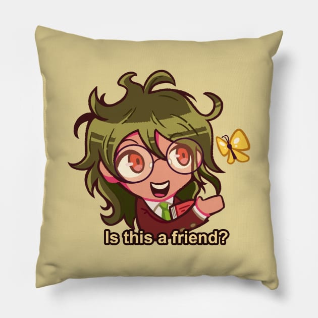 Gonta Gokuhara (is this a friend?) Pillow by OkiComa