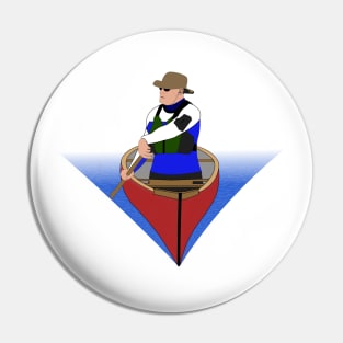 Canoe Adventure Pin