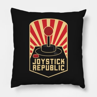 Joystick Republic "Grand Republic" Logo Pillow