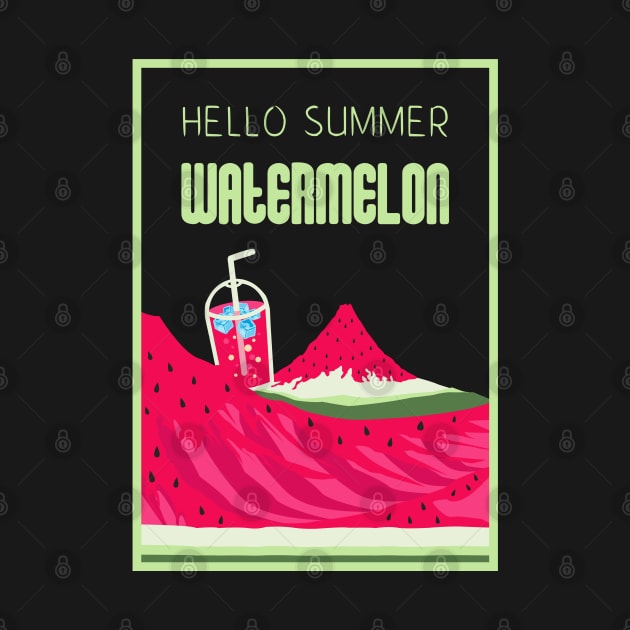 Hello Summer Watermelon Color 6 by HCreatives