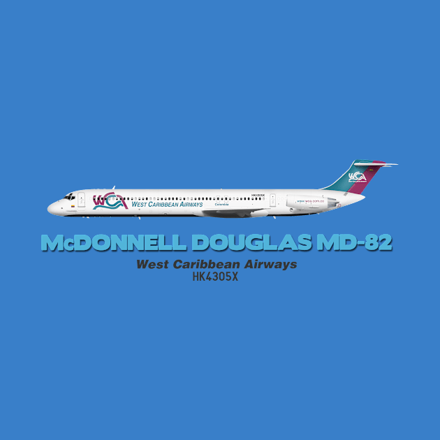 McDonnell Douglas MD-82 - West Caribbean Airways by TheArtofFlying