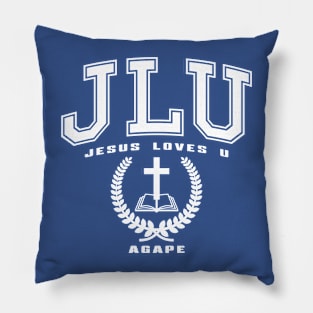 JLU - Jesus Loves U College Gear Pillow