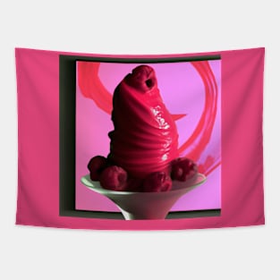 Glass of Raspberry Sorbet Tapestry