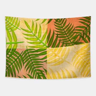 Tropical Boho Patches Tapestry