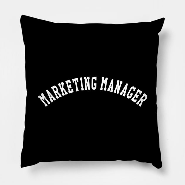 Marketing Manager Pillow by KC Happy Shop