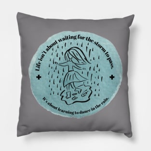 Dance in the rain Pillow