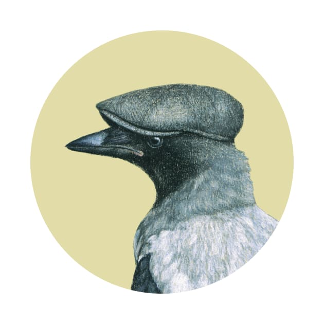 Hooded crow by Mikhail Vedernikov