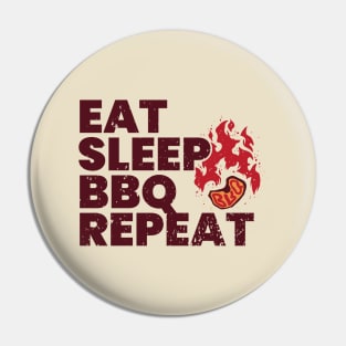 Eat Sleep BBQ! Pin