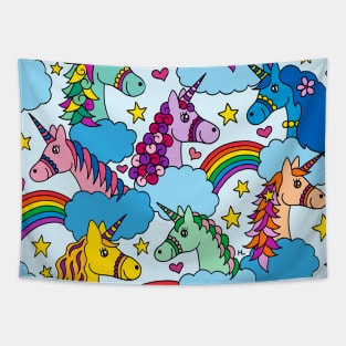 Unicorns and Rainbows Tapestry