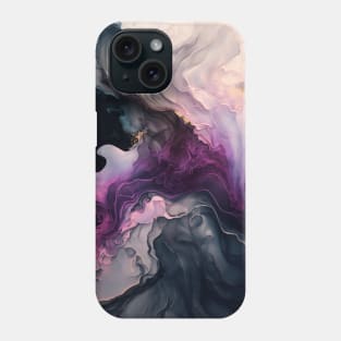 Royal Ripple - Abstract Alcohol Ink Resin Art Phone Case