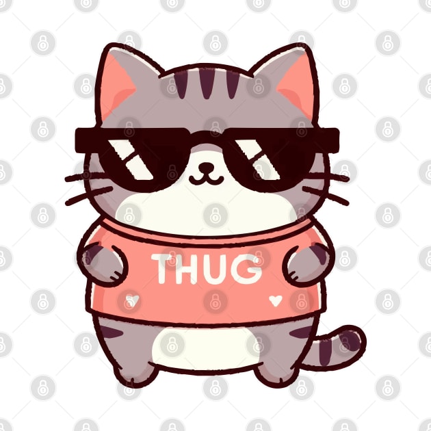 Thug cat Life by fikriamrullah