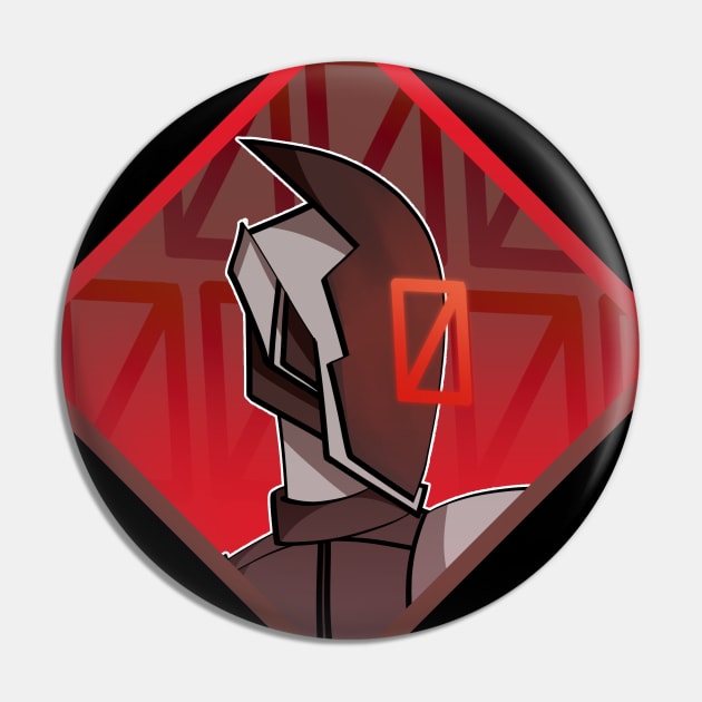 Zer0 Borderlands Pin by SunnyDazeArt