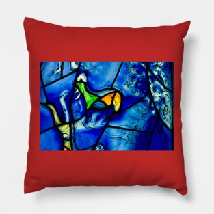 Blue Abstract Pillow