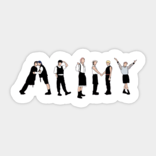 bts stickers teepublic