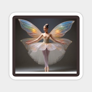 A Captivating Ballerina Fairy Magnet