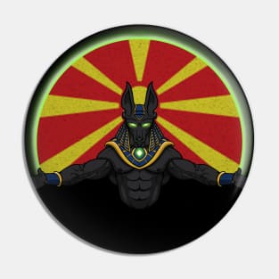 Anubis Macedonia Pin