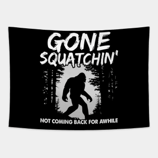 Gone squatchin' - not coming back for awhile Tapestry