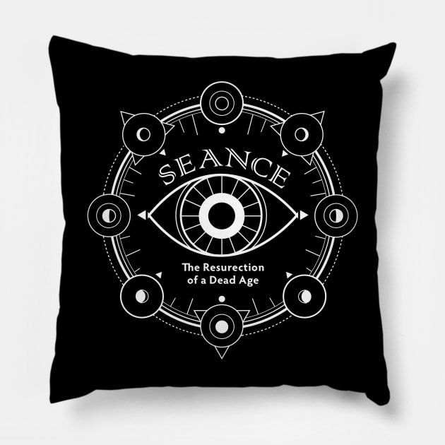 Seance (White) Pillow by AoD