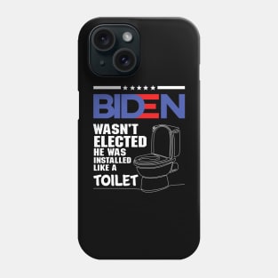 Funny Biden Quotes Toilet Phone Case