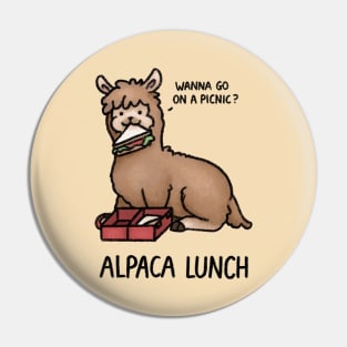 Alpaca Lunch Pin