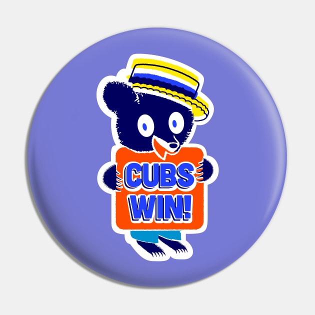 Cubs Win Pin by ElRyeShop