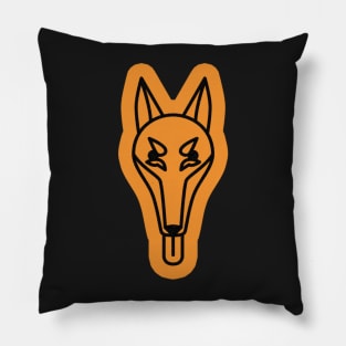 Jet Set Radio Portrait Icon - Doberman Pinscher Pillow