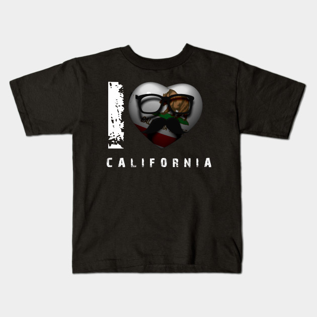 I Love Heart California Kids T-Shirt