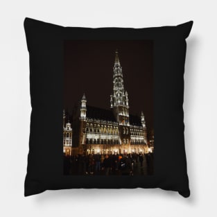 A view of Grand Place, Brussels, Belgium Pillow