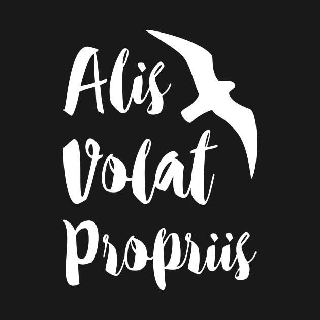 Alis Volat Propriis - She Flies With Her Own Wings by ChapDemo