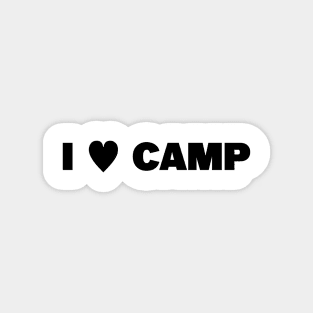 I Love Camp v2 Magnet