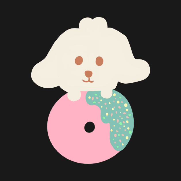 Puppy Donut by PatternbyNOK