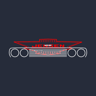 Jensen Interceptor classic car outline grille and emblem T-Shirt