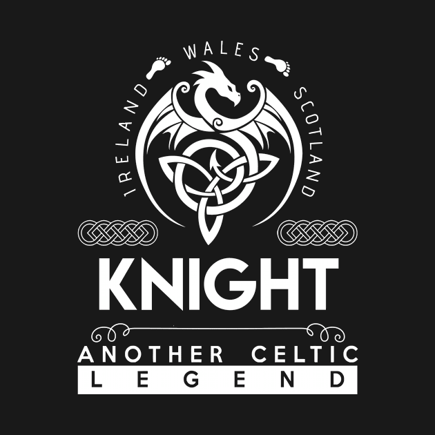 Knight Name T Shirt - Another Celtic Legend Knight Dragon Gift Item by harpermargy8920