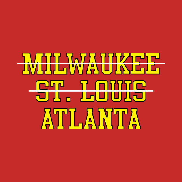 Milwaukee St. Louis Atlanta Basketball by GloopTrekker