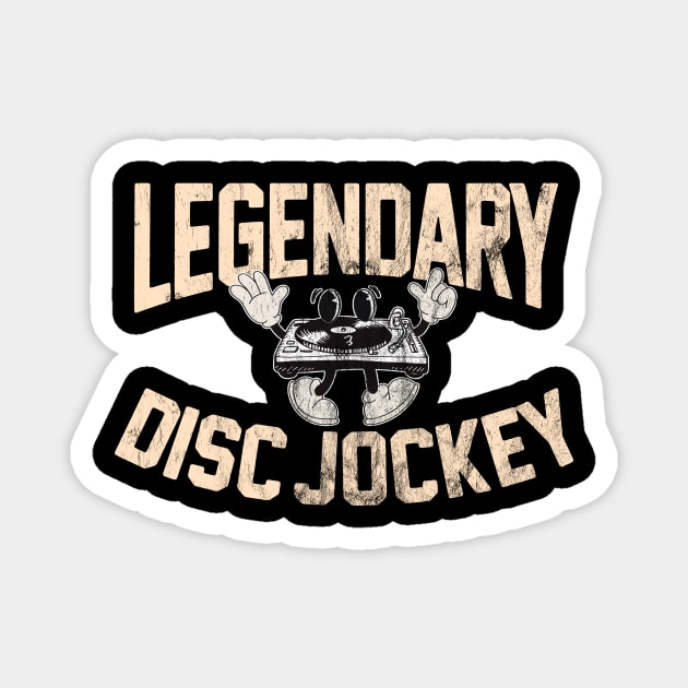 Funny DJ Legendary Disc Jockey Dance Music Deejay Master Magnet by SilverLake