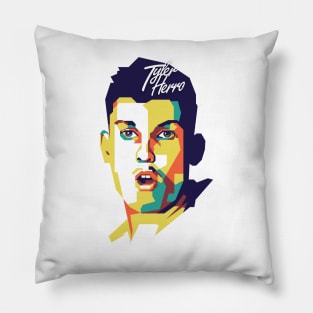 Tyler Herro pop art style WPAP Pillow