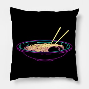 Neon Noodles Pillow