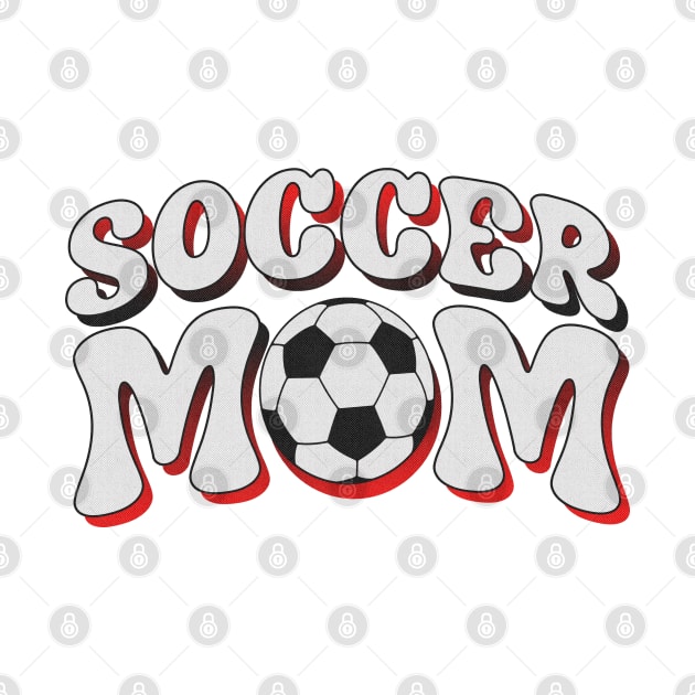 Soccer Mom Halftone Retro by IdenticalExposure