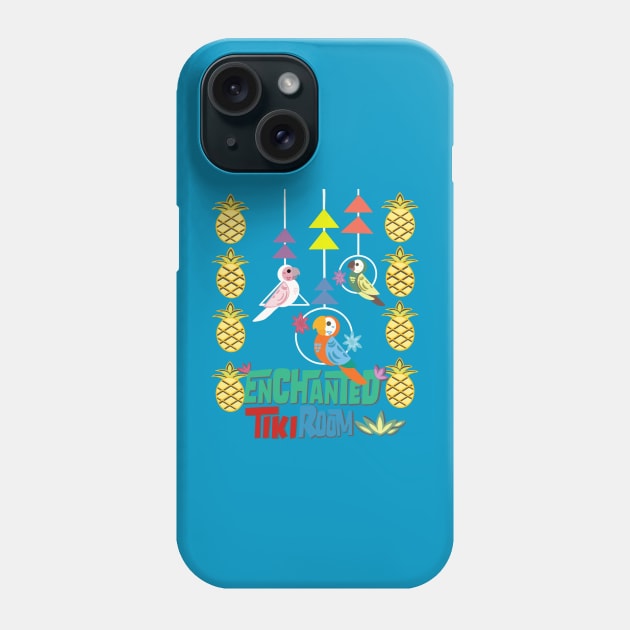 Enchanted Tiki Room Vintage Phone Case by ART by RAP